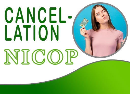 Nicop cancelation uk