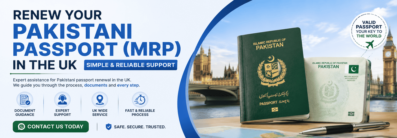 Pakistani passport mrp renewal