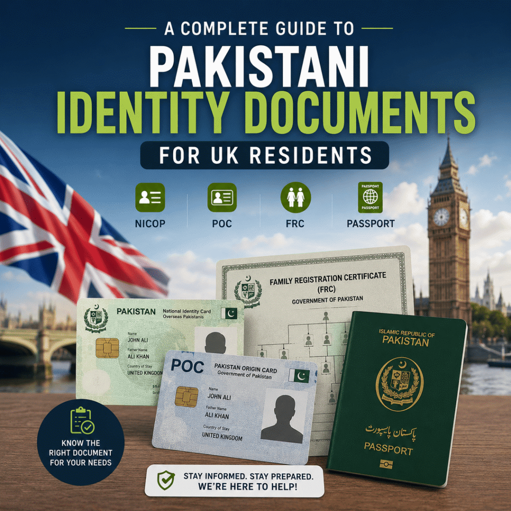 pakistani identity documents uk