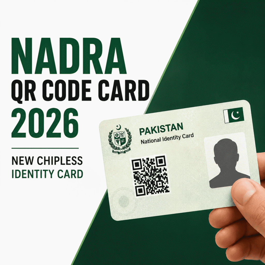 NADRA QR Code Card 2026